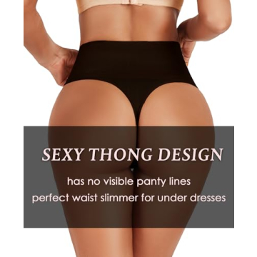 JELLYOGA High Waist Seamless Thong Shapewear for Women
