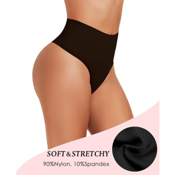 JELLYOGA High Waist Seamless Thong Shapewear for Women
