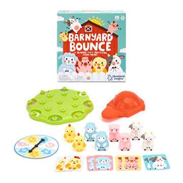 Educational Insights Barnyard Bounce Game, Preschool Memory & Matching Game, Easter Basket Stuffer, ...