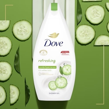 Dove Fresh Touch Shower Gel 500ml for Soft, Clean Skin