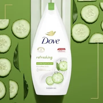 Dove Fresh Touch Shower Gel 500ml for Soft, Clean Skin