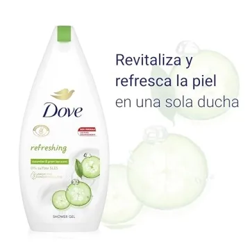 Dove Fresh Touch Shower Gel 500ml for Soft, Clean Skin