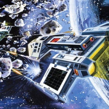 Asteroids Deluxe 7800 Classic Arcade Retro Game Cartridge