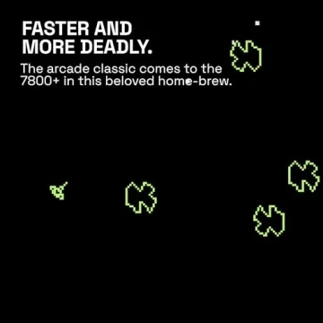 Asteroids Deluxe 7800 Classic Arcade Retro Game Cartridge