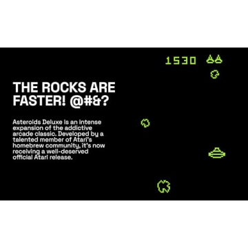 Asteroids Deluxe 7800 Classic Arcade Retro Game Cartridge