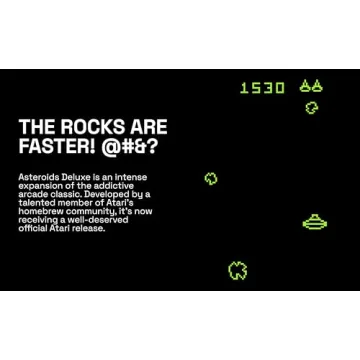 Asteroids Deluxe 7800 Classic Arcade Retro Game Cartridge