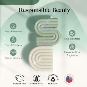 Kitsch Rosemary & Biotin Shampoo and Conditioner Bar Set for Thinning Hair - Volume Shampoo & Conditioner Bar for Men and Women, Hair Thickening & Regrowth Combo, Paraben Free, Made in USA - 2pcs