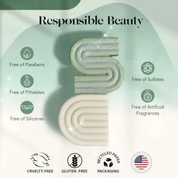 Kitsch Rosemary & Biotin Shampoo and Conditioner Bar Set for Thinning Hair - Volume Shampoo & Conditioner Bar for Men and Women, Hair Thickening & Regrowth Combo, Paraben Free, Made in USA - 2pcs