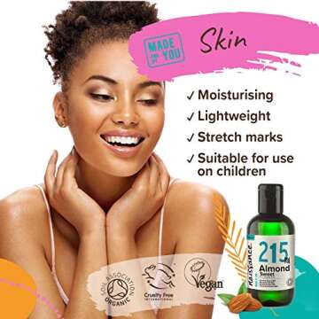 Naissance Sweet Almond Organic Carrier Oil 3.4 fl.oz