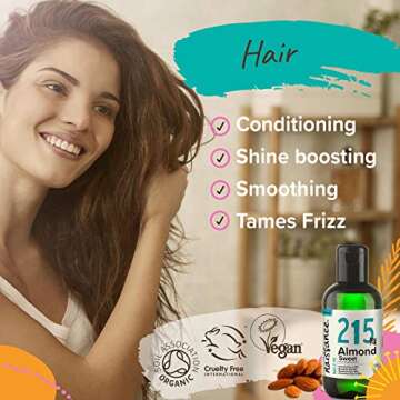 Naissance Sweet Almond Organic Carrier Oil 3.4 fl.oz