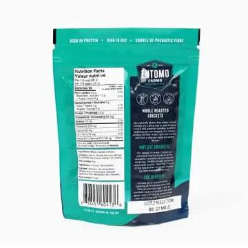 Entomo Farms Whole Roasted Crickets – Protein-Packed Snack