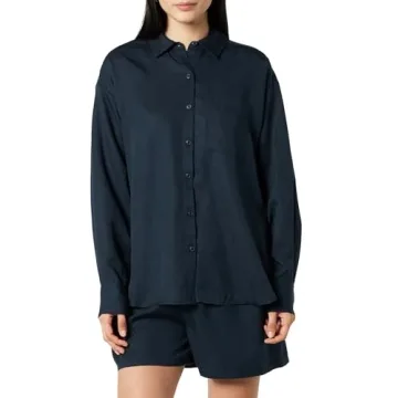 The Drop Women's Relaxed Pocket Shirt - Soft Fabric & Stylish Design