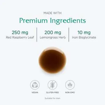 Vitanica Iron Tonic, Liquid Iron Supplement, Red Blood Cell Support, Vegan, 4 Ounce