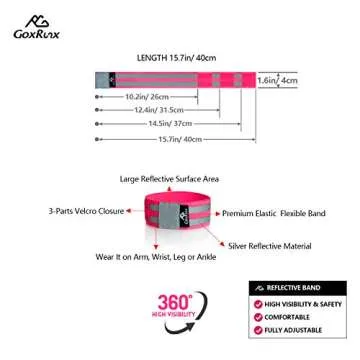 GoxRunx Reflective Vest for Running & Cycling Safety