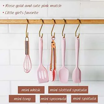 Collfa Mini Kids Kitchen Utensil Set for Creative Cooking