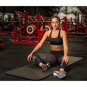 Icyzone Padded Strappy Sports Bra Comfortable Yoga Workout Top