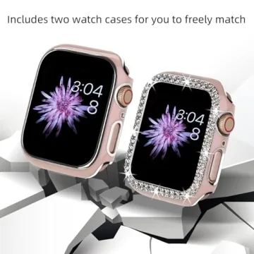 Stylish Apple Watch Band Set with Cases and Protectors