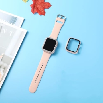 Stylish Apple Watch Band Set with Cases and Protectors