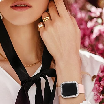 Stylish Apple Watch Band Set with Cases and Protectors