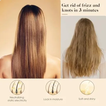 GAINWELL Bamboo Hair Brush for Hair Growth and Care