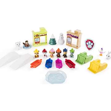 Paw Patrol Advent Calendar with 24 Fun Collectible Figures