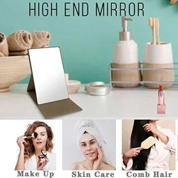 HOHIYO Unbreakable Mirror for Travel and Makeup