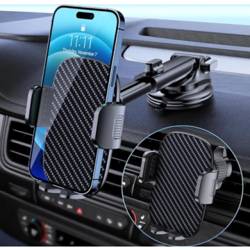 Universal 3 in 1 Car Phone Holder for iPhone & Android