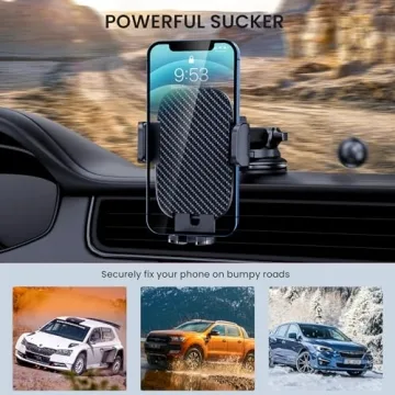 Universal 3 in 1 Car Phone Holder for iPhone & Android