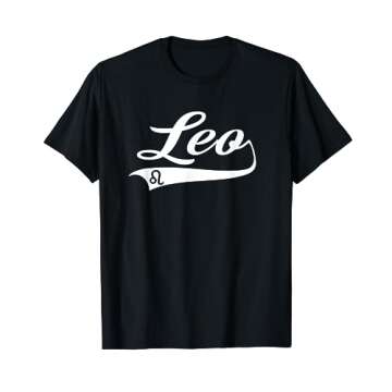 Leo Zodiac Sign - Horoscope - Throwback Design - Classic T-Shirt