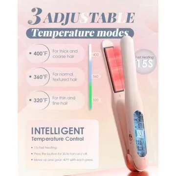 Portable NOVUS Cordless Hair Straightener for Fine Hair