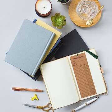 100 Pieces Reading List Bookmark with Tassels, 3 x 8 Inch Kraft Personal Libraries Cards 20 Pieces Tassels for Reading Lovers Kids Students Teachers(Brown)