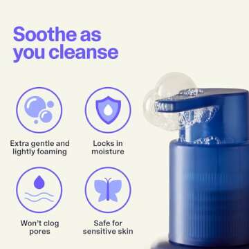 Curology Gentle Facial Cleanser, Lightly Foaming Face Wash, For Sensitive, Dry or Oily Skin Types, H...