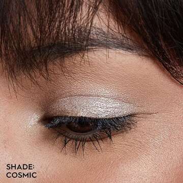 Urban Decay 24/7 Moondust Glitter Eyeshadow Single (Cosmic - Sheer White Sparkle), Buildable Sparkly...