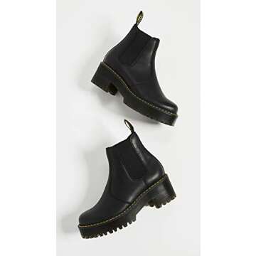 Dr. Martens Rometty Chelsea Boot for Women - Black Leather