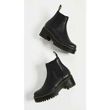 Dr. Martens Rometty Chelsea Boot for Women - Black Leather