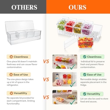 Lifewit Taco Bar Serving Set with Ice Chilled Caddy