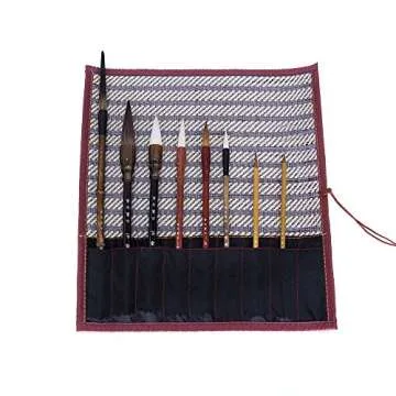 Hmayart Quality Featured Brush for Traditional Chinese Painting & Ink Brush Calligraphy (Classic Brush Set)