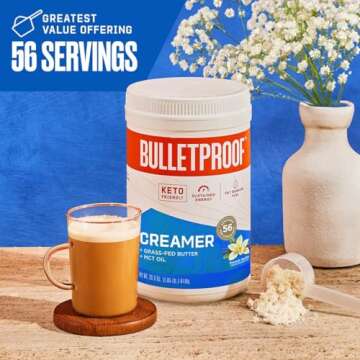 Bulletproof French Vanilla Creamer for Keto Coffee Lovers