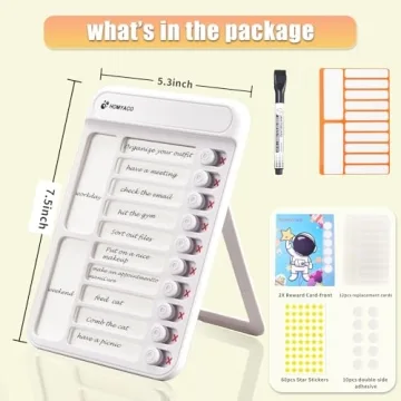 Homyaco Magnetic Dry Erase Chore Chart for All Ages