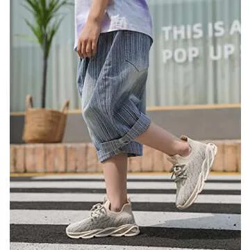 Lightweight Kids Athletic Sneakers - DADAWEN Breathable Shoes