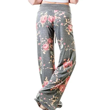 Stylish AMiERY Women's Floral Print Pajama Pants
