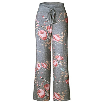 Stylish AMiERY Women's Floral Print Pajama Pants