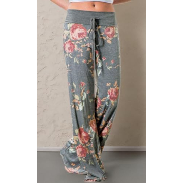 Stylish AMiERY Women's Floral Print Pajama Pants