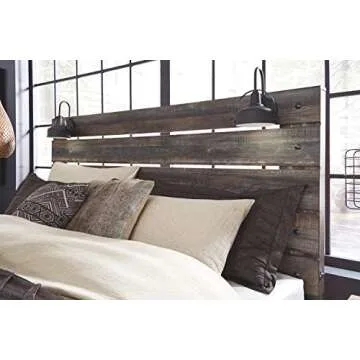 Rustic Panel Headboard with USB Stations, King Size
