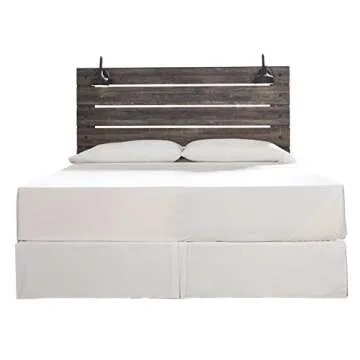 Rustic Panel Headboard with USB Stations, King Size