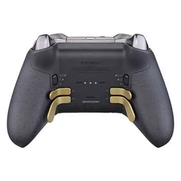 eXtremeRate Metal Gold Paddles for Xbox Elite Controllers