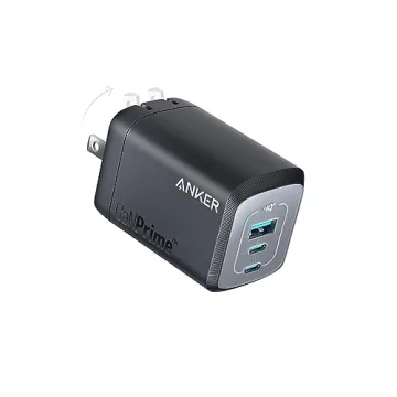 Anker Prime 100W GaN Wall Charger - Compact Multi-Device Charging Solution for All Devices