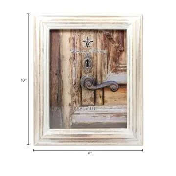 Versatile 8x10 White Wash Maple Picture Frame