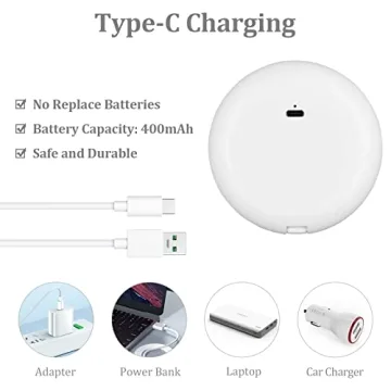 Compact LED Makeup Mirror with Adjustable Brightness