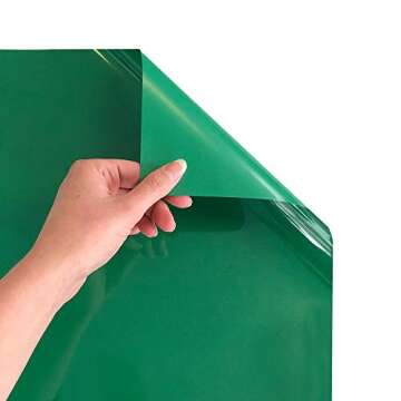 Siser EasyWeed HTV 11.8" x 3ft Roll (Green) - Iron On Heat Transfer Vinyl - Compatible with Siser, C...